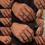انگشتر مردانه برند SIX